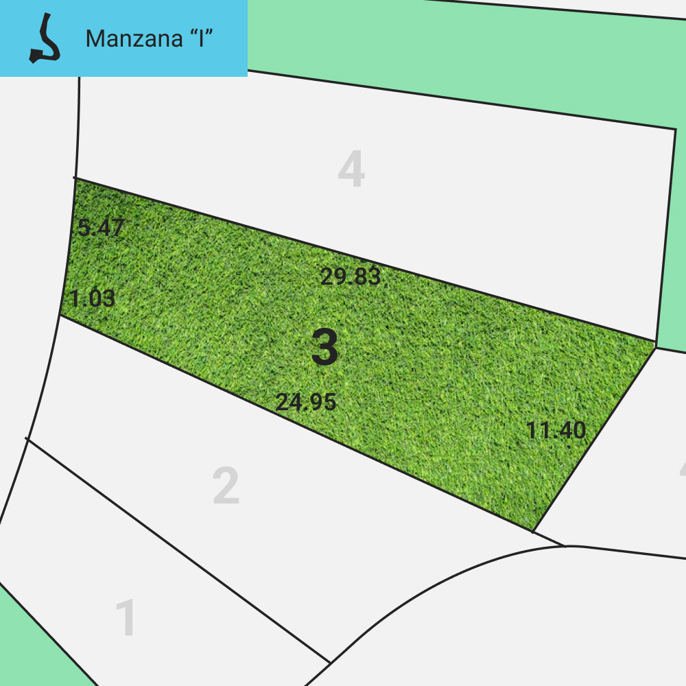 Lote 03 Mz. I de Costa Morena, separa tu lote con