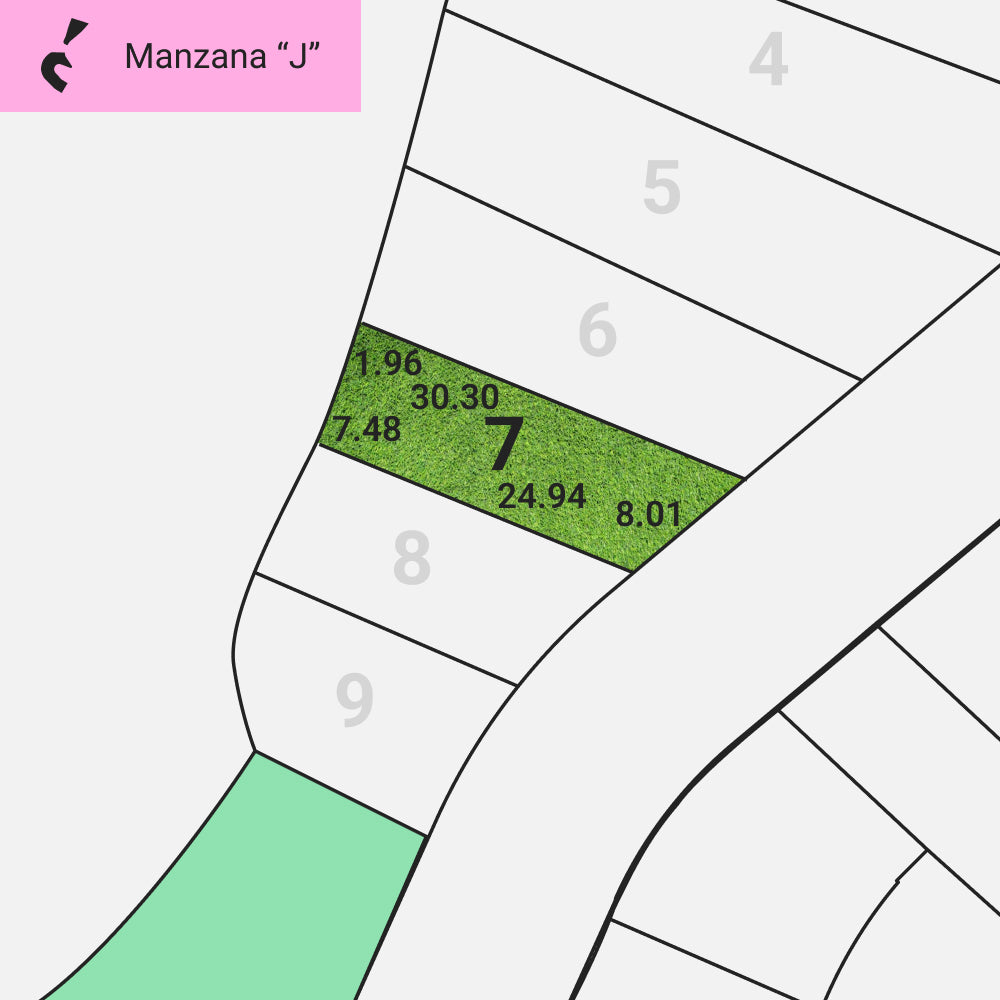 Lote 07 Mz. J de Costa Morena, separa tu lote con