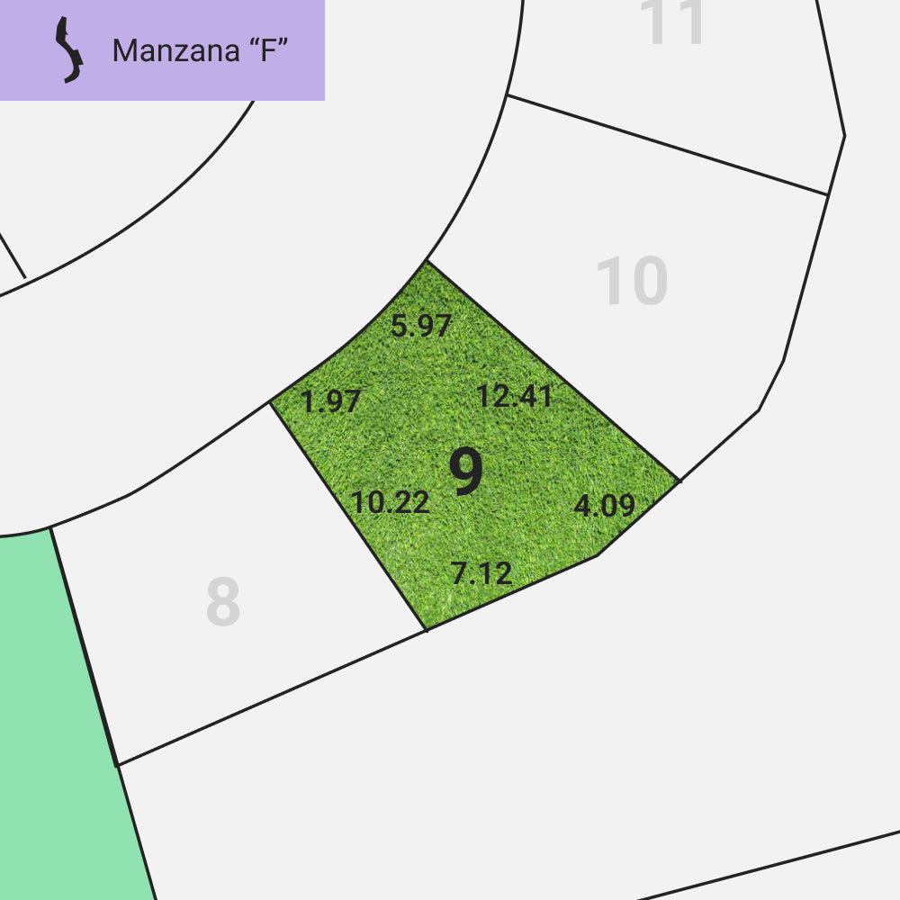 Lote 09 Mz. F de Costa Morena, separa tu lote con