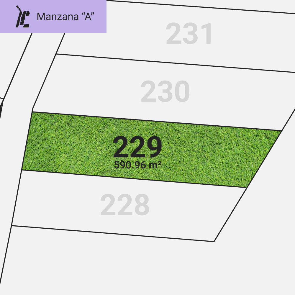 Lote 229 Mz. A de El Mirador La Planicie, separa tu lote con