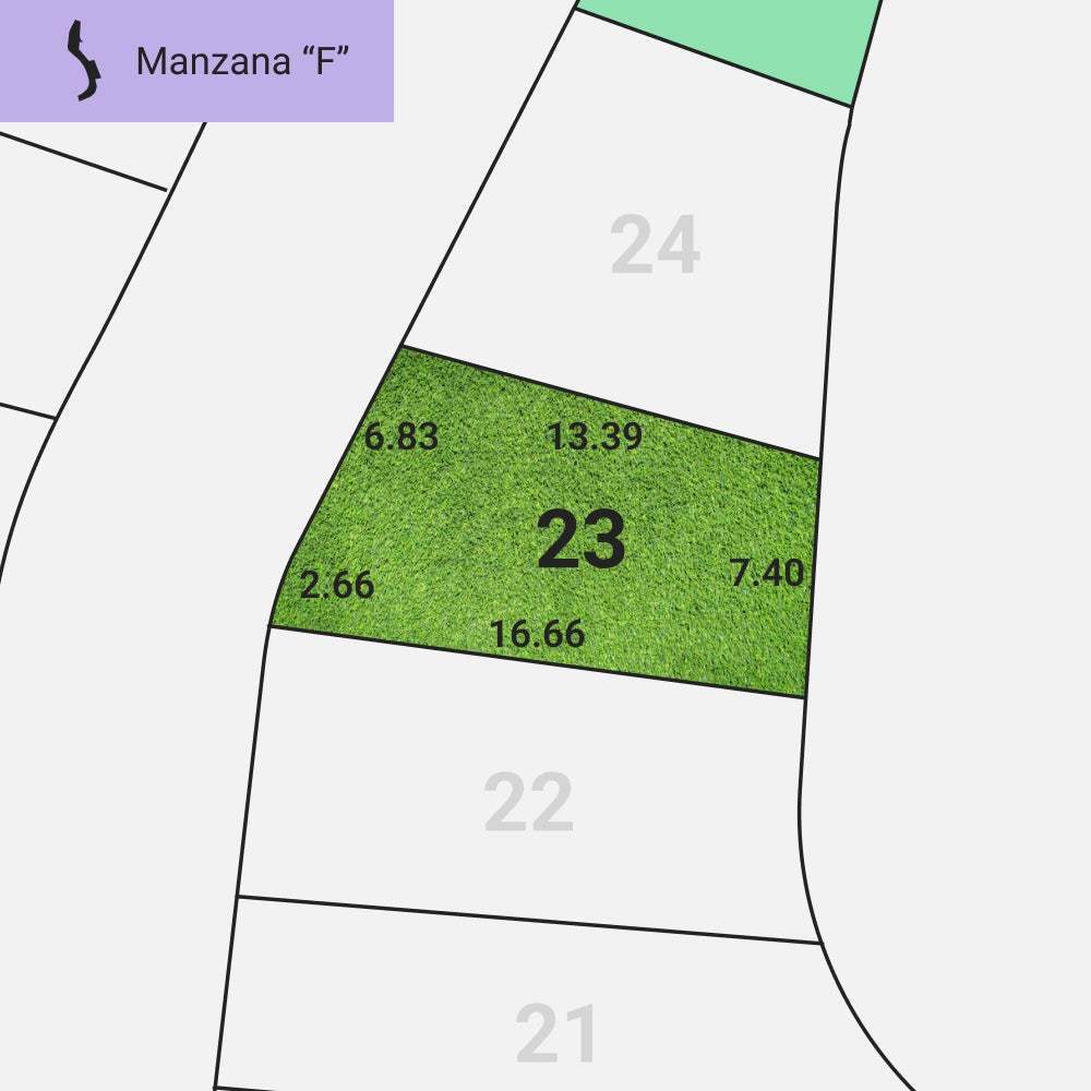 Lote 23 Mz. F de Costa Morena, separa tu lote con