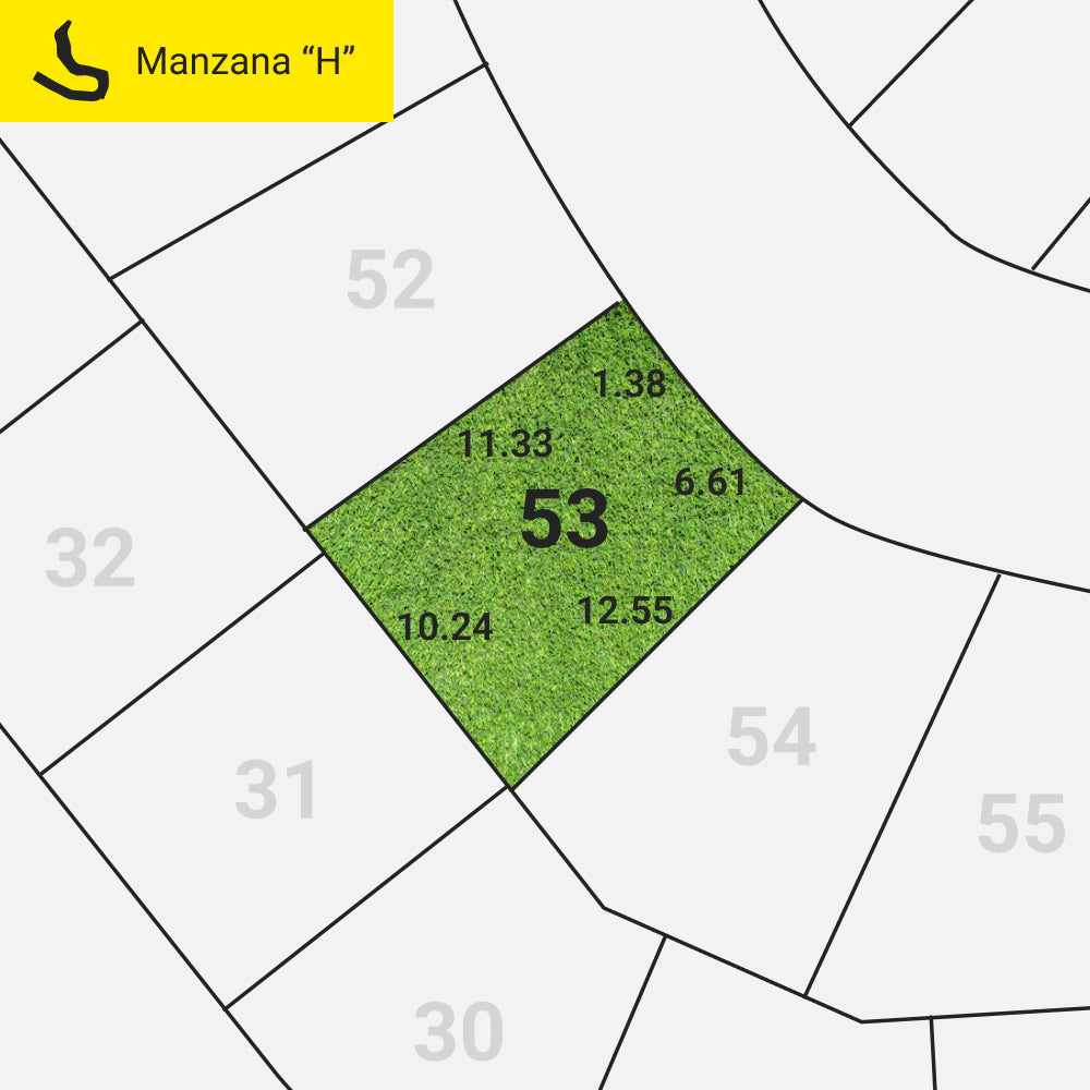 Lote 53 Mz. H de Costa Morena, separa tu lote con