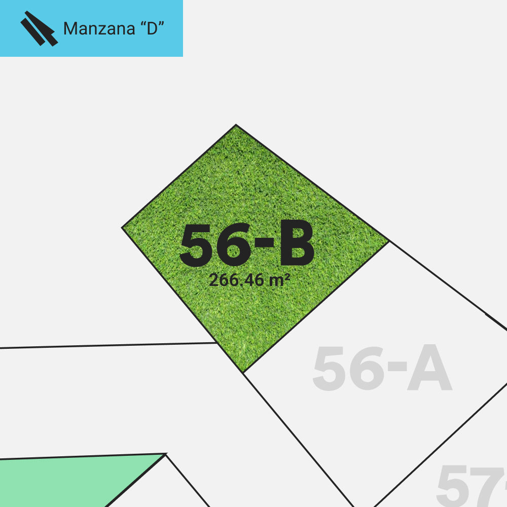Lote 56B Mz. D de El Mirador La Planicie, separa tu lote con